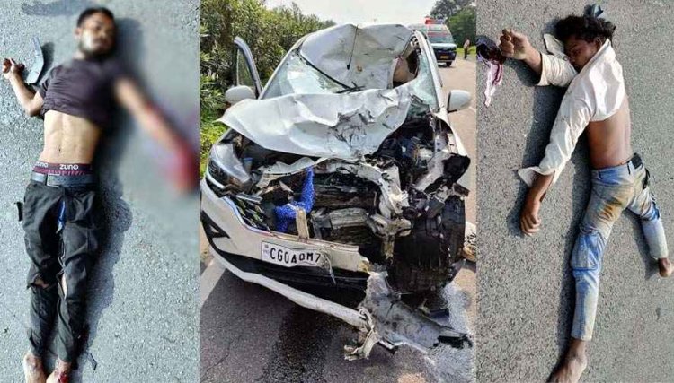 अर्टिगा और बाइक के बीच आमने-सामने जोरदार टक्कर, अस्पताल से डिस्चार्ज होकर लौट रहे दो लोगों की मौत, तीन घायल, इलाके में शोक और चिंता का माहौल