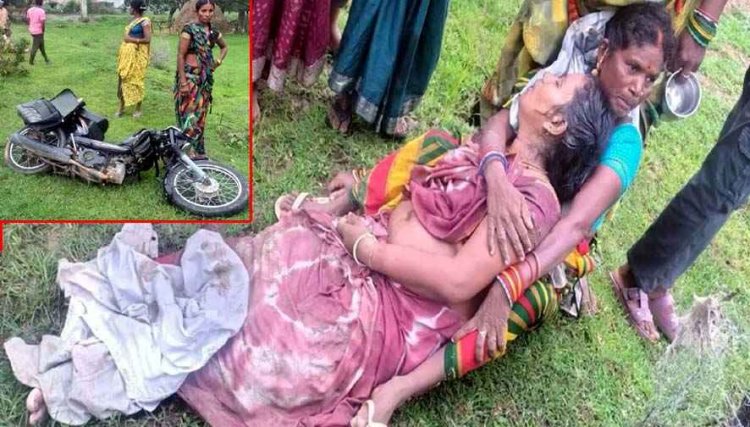 कबीरधाम में दर्दनाक हादसा, कार ने मोपेड को मारी जोरदार टक्कर, मची अफरा तफरी, एक महिला की दर्दनाक मौत, चालक वाहन छोड़कर फरार