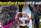 अंबेडकर प्रतिमा से छेड़छाड़, गले में फंदा और सिर पर पॉलीथिन, लोगों में गुस्सा, शहर की कई प्रतिमाओं को निशाना बनाने वाली महिला की तलाश