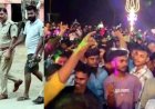 गणेश शोभायात्रा में युवक ने आरक्षक से मारपीट कर फाड़ी वर्दी, गले और छाती में आई चोटें; पुलिस ने गिरफ्तार कर आरोपी का निकाला पैदल जुलूस