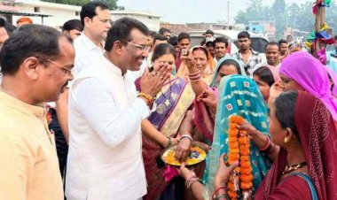 लाखों के विकास कार्यों का राजिम MLA रोहित साहू ने दिया सौगात, ग्रामीणों ने किया ऐतिहासिक स्वागत, विधायक- हर गांव तक पहुंचेगी खुशहाली