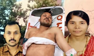 पत्नी और दो मासूम बच्चों की हत्या के बाद आरोपी भुनेश्वर साहू ने खुद पर भी किया चाकू से हमला, हालत नाजुक. कैरेक्टर पर शक के चलते वारदात