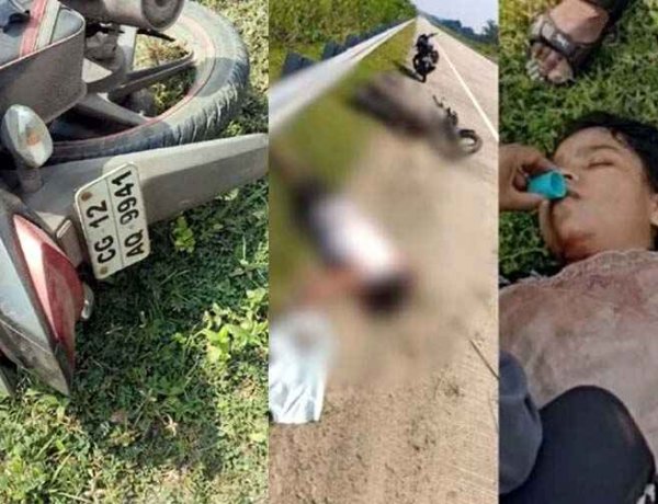रेलिंग से टकराई अनियंत्रित बाइक, बेटी के सामने माता-पिता ने तोड़ा दम, बच्ची गंभीर रूप से घायल, मची अफरा-तफरी, दर्दनाक हादसे से उजड़ा परिवार