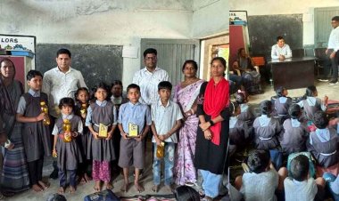 स्कूल में बच्चों से सभापति का सवाल-जवाब, नूतनसिंह- स्थानीय भाषा के साथ अंग्रेजी शिक्षा जरुरी, दो कमरों में पांचवीं तक कक्षाएं संचालित फिर बच्चों के सपने शहरी बच्चों से कम नहीं