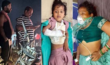 कार की टक्कर से नहर में गिरी बाइक, महिला की मौत, दो बच्चियों समेत तीन घायल, ग्रामीणों का फूटा गुस्सा, मुख्य मार्ग पर वाहन घेरकर चक्काजाम