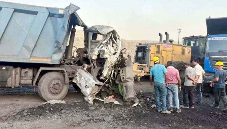 खदान में दो ट्रेलर की आमने-सामने जबरदस्त टक्कर, एक की मौके पर ही दर्दनाक मौत, ड्राइवर गंभीर, मची अफरा-तफरी, सुरक्षा व्यवस्था को लेकर सवाल