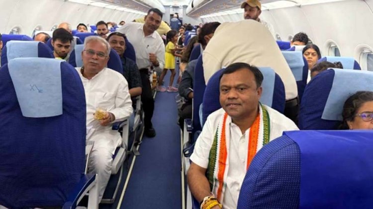 रनवे में खराबी से तीन विमानों का रूट बदला, तीन घंटे बाद रात 8:50 बजे रायपुर में लैंडिंग, प्लेन में कई कांग्रेसी विधायक और नेता सवार, 280 यात्री फंसे