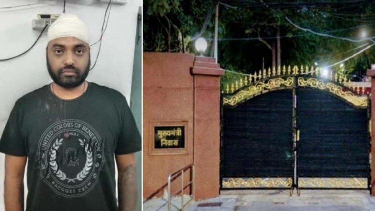 CM हाउस के बाहर युवक का हाई-वोल्टेज ड्रामा, अंदर घुसने की कोशिश, रोकने पर भिड़ा, पुलिस ने डंडे से पीटा, हिरासत में आरोपी निखिल, वीडियो वायरल
