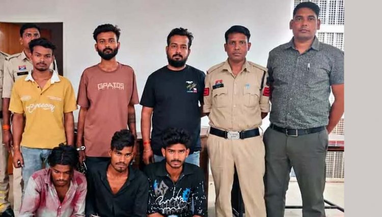 चाकू की नोक पर लूट का सिम कार्ड के जरिए पुलिस ने किया बड़ा खुलासा, मोबाइल खरीदने-बेचने वाले 6 आरोपी पहुंचे सलाखों के पीछे